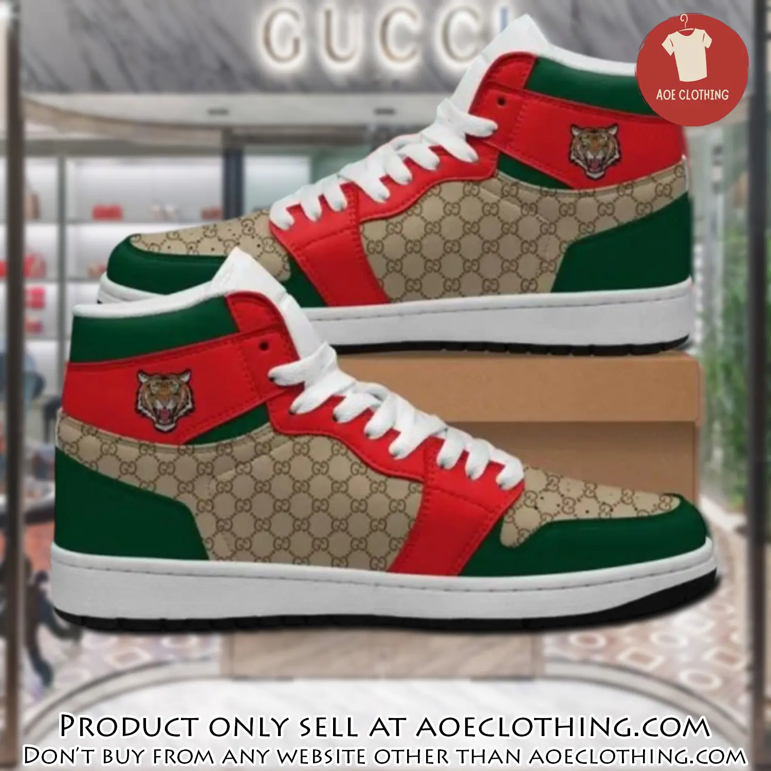 Gucci tiger high air jordan sneakers shoes hot  gifts unisex aoe0425737